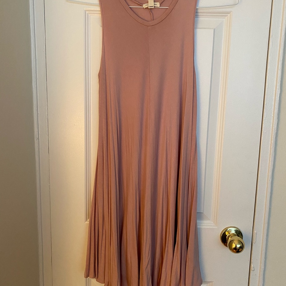 Pink mini dress